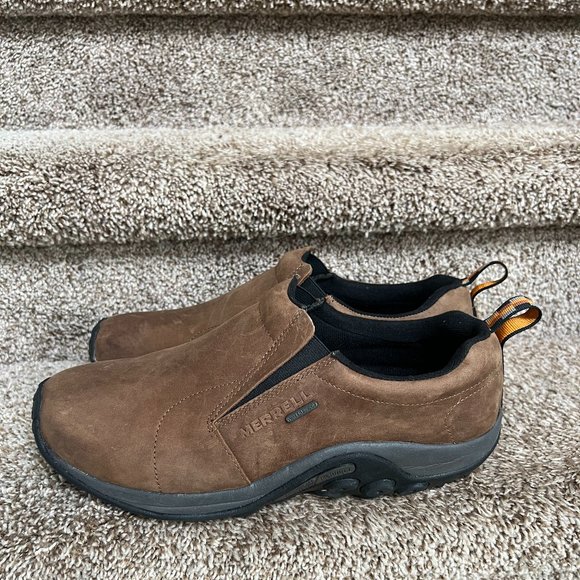 Merrell Men\'s Brown Jungle Closed Toe Leather Mules. main image 11